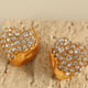 EH781 White Diamond Gold Earrings Picture2